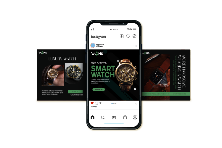 Social Media for Watches brand